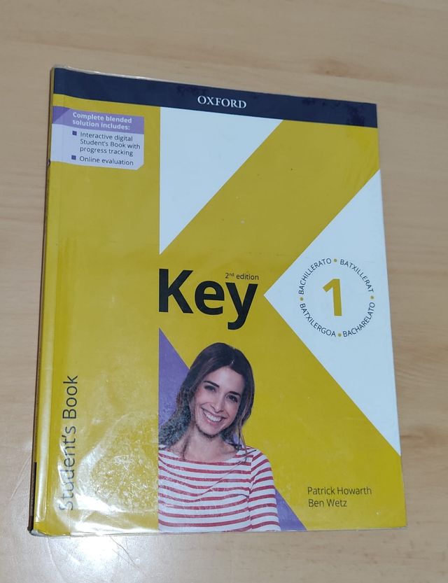 Student's book y workbook de 1° de bachillerato 