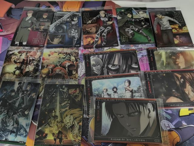 Tarjetas Ataque a los Titanes (Attack on titan)
