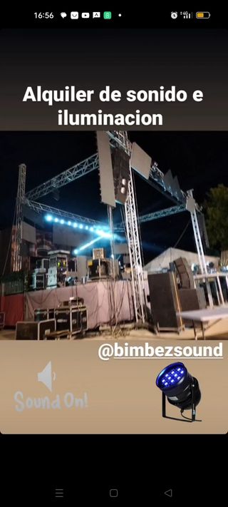 alquiler de sonido e iluminacion