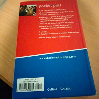 Diccionario francés español Collins pocket plus