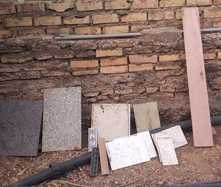 azulejos, cenefas, teja, plintos, losas...