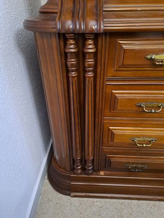 Mueble Vitrina Salón Clasico