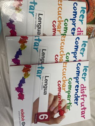 Libros edebe 6 primaria  12€
