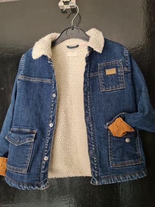 Cazadora vaquera con borreguillo