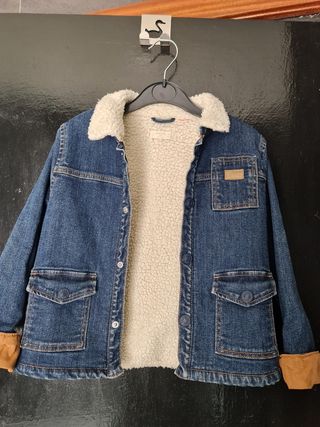 Cazadora vaquera con borreguillo