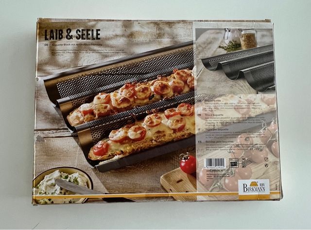 Teglia cuoci baguette 