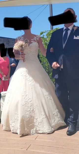 Novia vestido pronovias