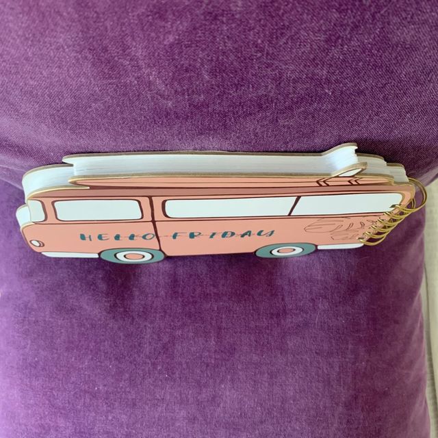 Taccuino a forma di furgone