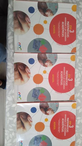 Libros 3° ESO matemáticas ANAYA