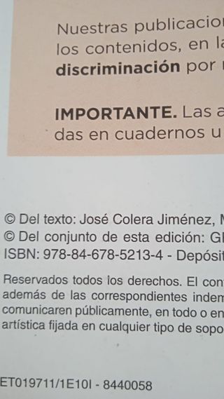 Libros 3° ESO matemáticas ANAYA