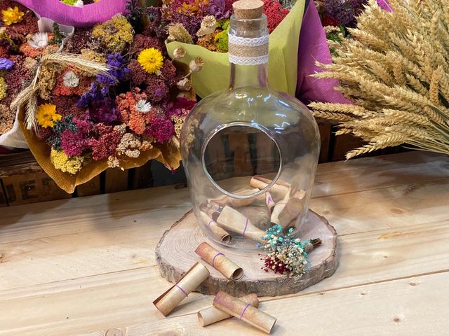 Libro de firmas decoración de bodas artesanal