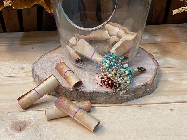 Libro de firmas decoración de bodas artesanal