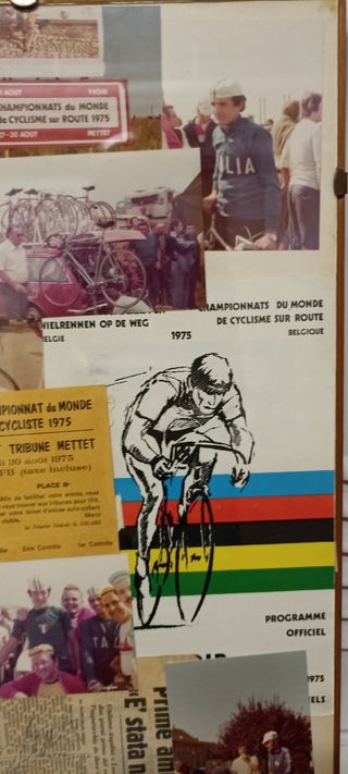 autografi ciclismo con foto e altro 1975