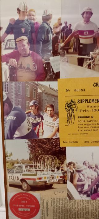 autografi ciclismo con foto e altro 1975