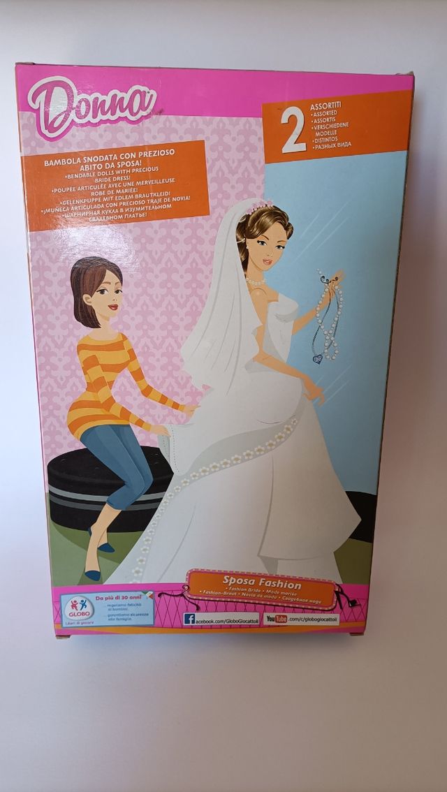 Barbie clone sposa fashion