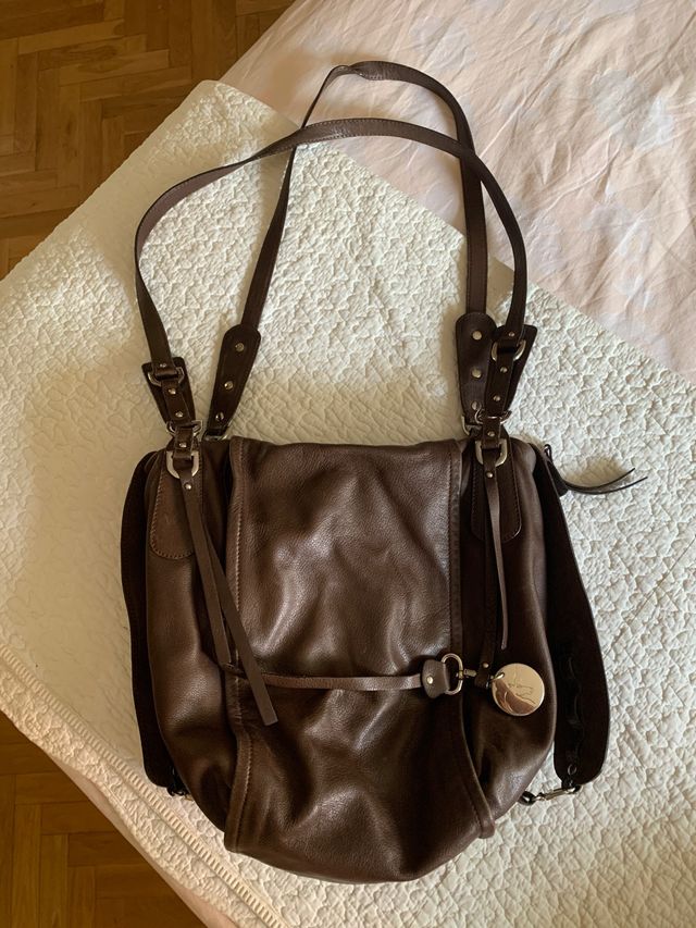 Bolso lamarthe marron marrón