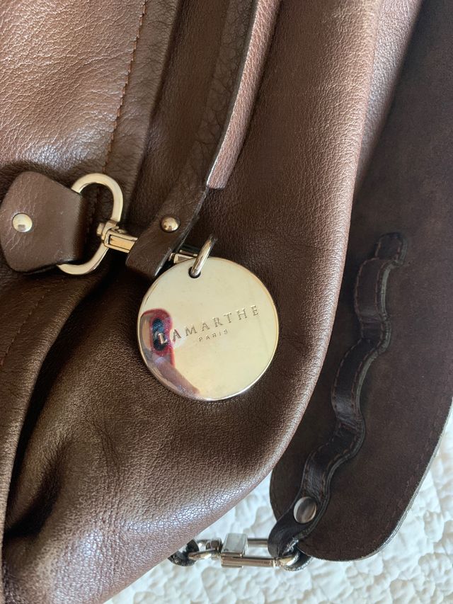 Bolso lamarthe marron marrón