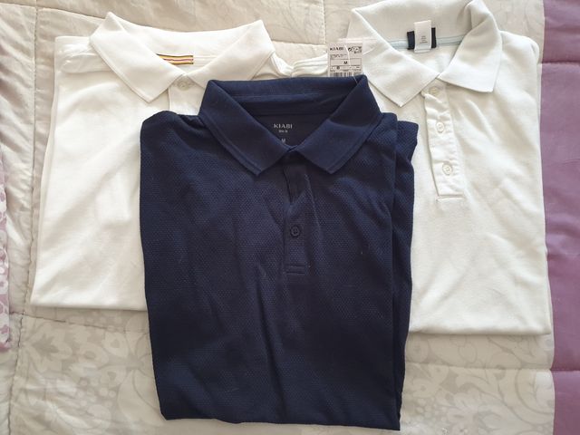 Lote 3 polos hombre