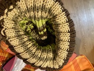 Gorro de lana de rayas nuevo