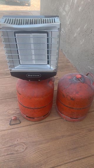 Gas butano con estufa