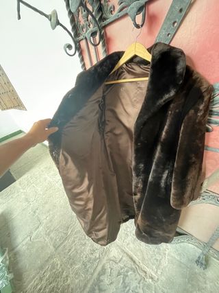 Abrigo piel