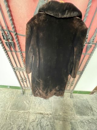 Abrigo piel