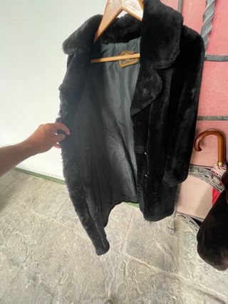 Abrigo piel elegante