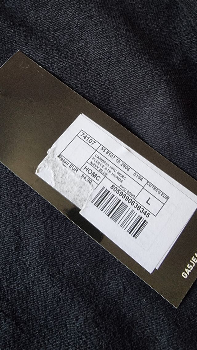 felpa honda hrc gas taglia L nuova 