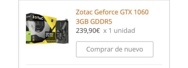 PC Gaming i7 8700 GTX 1060