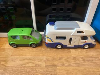 Caravana y coche playmobil
