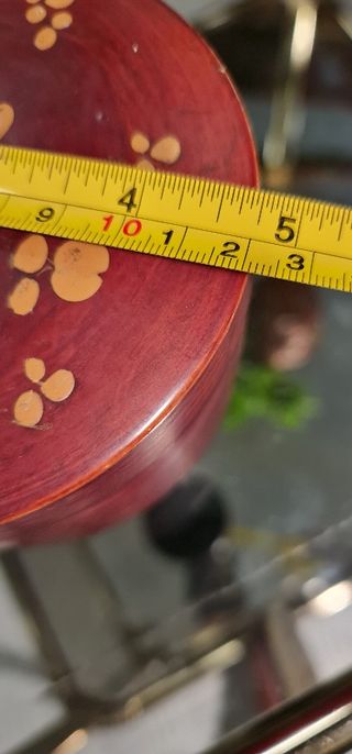 Juego de posavasos con caja en laca china