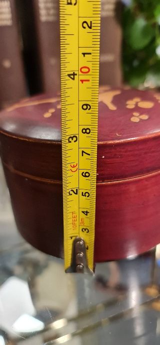 Juego de posavasos con caja en laca china