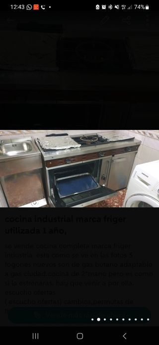 cocina industrial semillas nueva