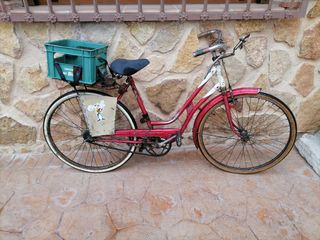 bicicleta antigua frenos de varillas