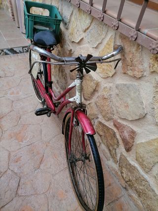 bicicleta antigua frenos de varillas