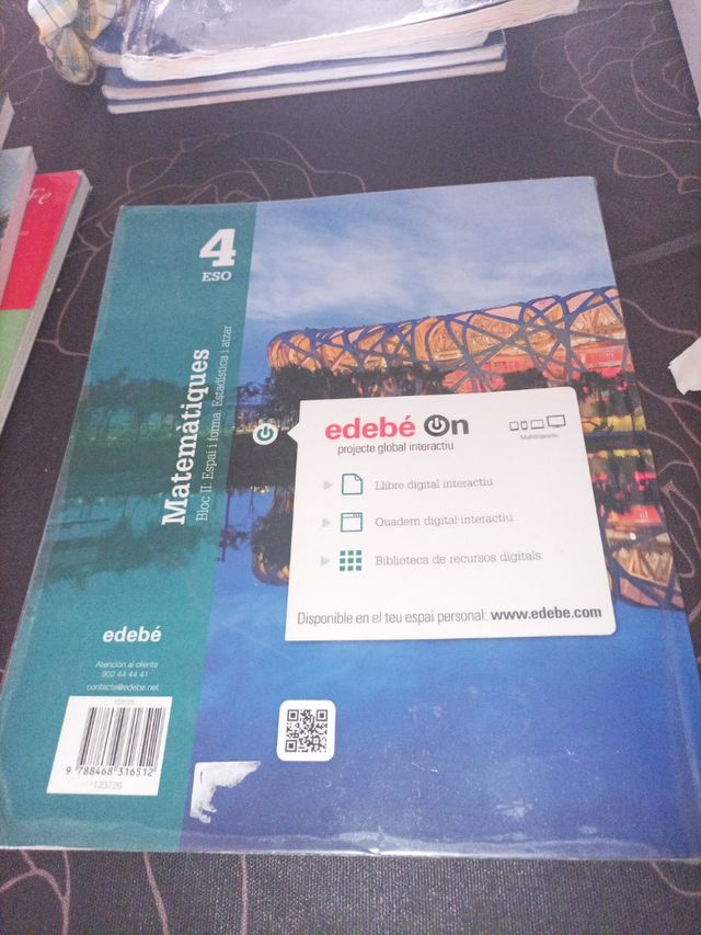 Pack libros Matemáticas 4 ESO