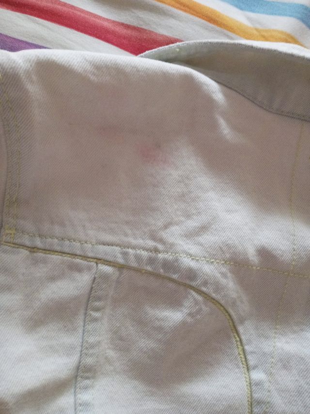 Chaqueta vaquera color blanca