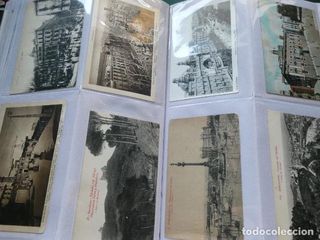 ÁLBUM DE 201 POSTALES ANTIGUAS SIGLO XIX - AÑOS 50