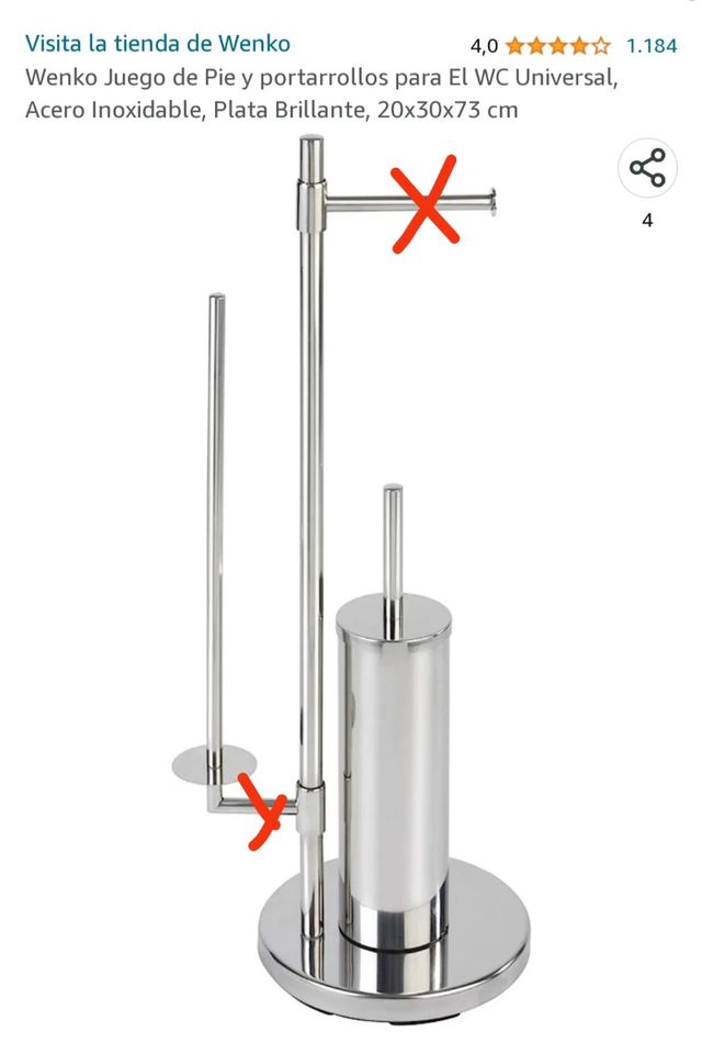 set da appoggio per il bagno