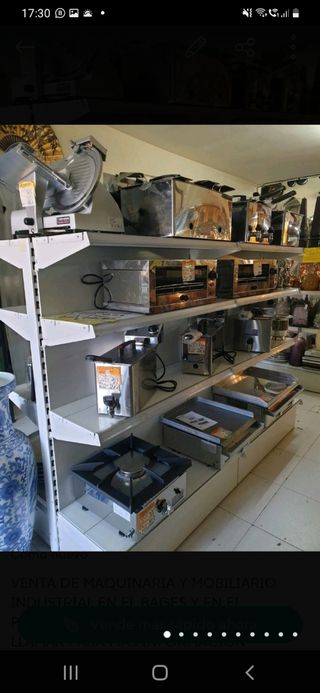Venta maquinaria y mobiliario hostelería