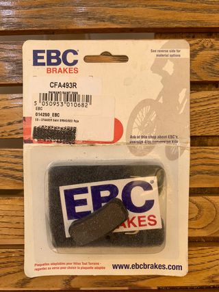 Pastillas de freno EBC para Shimano 4 pistones