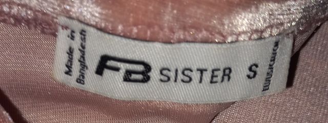 Top rosa de terciopelo