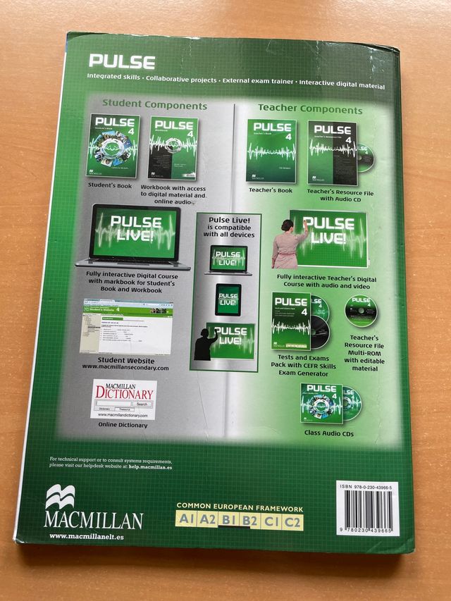 LIBRO INGLÉS PULSE 4 (WorkBook)