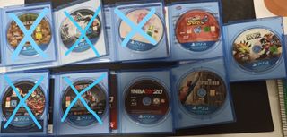 Lote de 4 juegos de Play Station 4, PS4. 