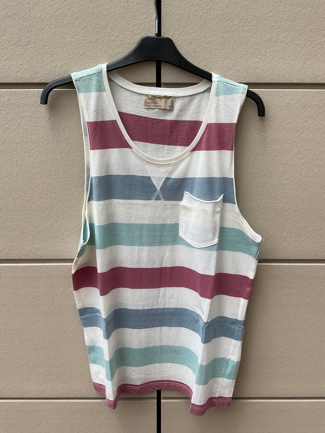 Camiseta tirantes sin mangas Bershka rayas talla M