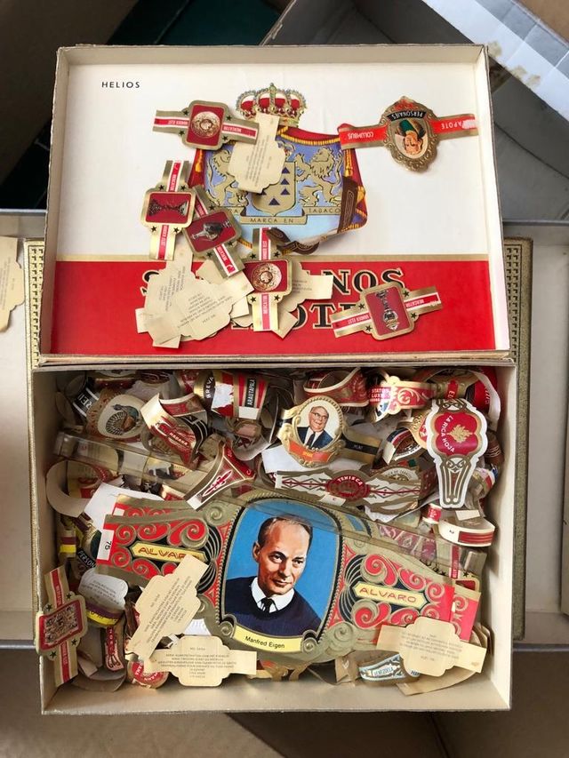 Cajas de vitolas / coleccion de sellos