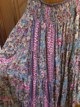 Conjunto estampado paisley