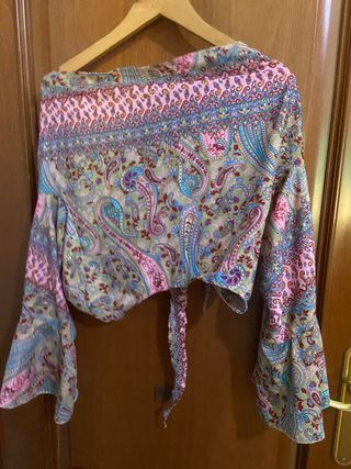 Conjunto estampado paisley