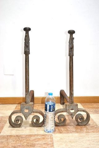 Antiguos morillos de chimenea S.XIX