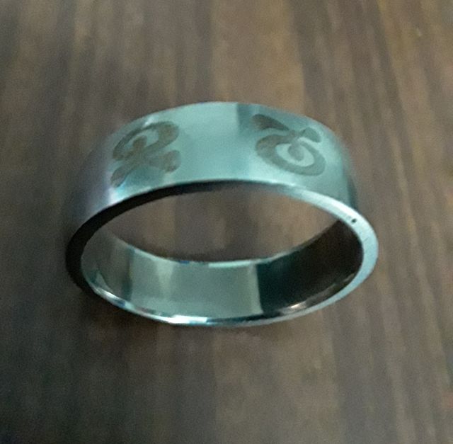 ANILLO MOTIVO Indalo talisman de Mojacar y Almeria